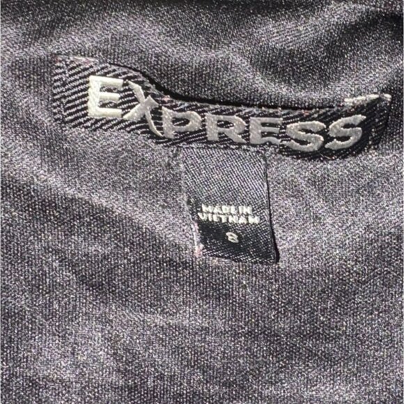 Express Strapless Floral Mini Dress-Black/White-Size 8-GUC - Picture 5 of 8